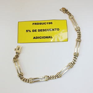 PULSERA ORO 14 K 15.3 GRMS (SEMINUEVO)