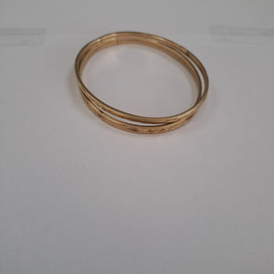 PULSERA RIGIDA ORO 10 K 8.7 GRMS (SEMINUEVO)