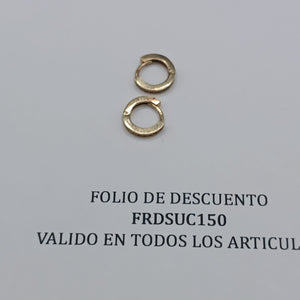 ARRACADAS PAR ORO 10 K 1,10 GRMS (SEMINUEVO)