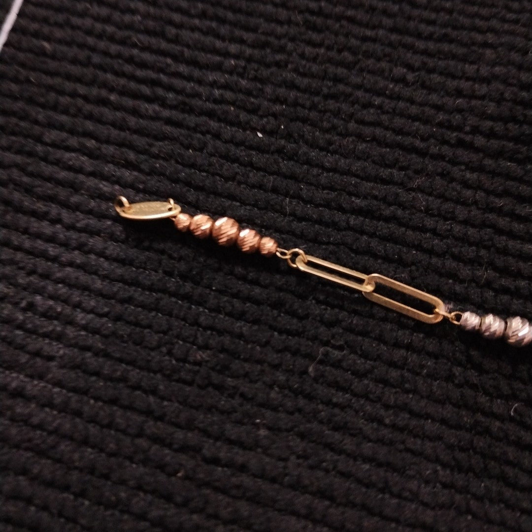 PULSERA ORO COMBINADO 10 K 1,70 GRMS (SEMINUEVO)