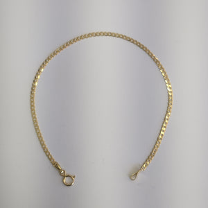 PULSERAS DAMA BARBADA AMARILLA ORO 14K 1.2 (NUEVO)