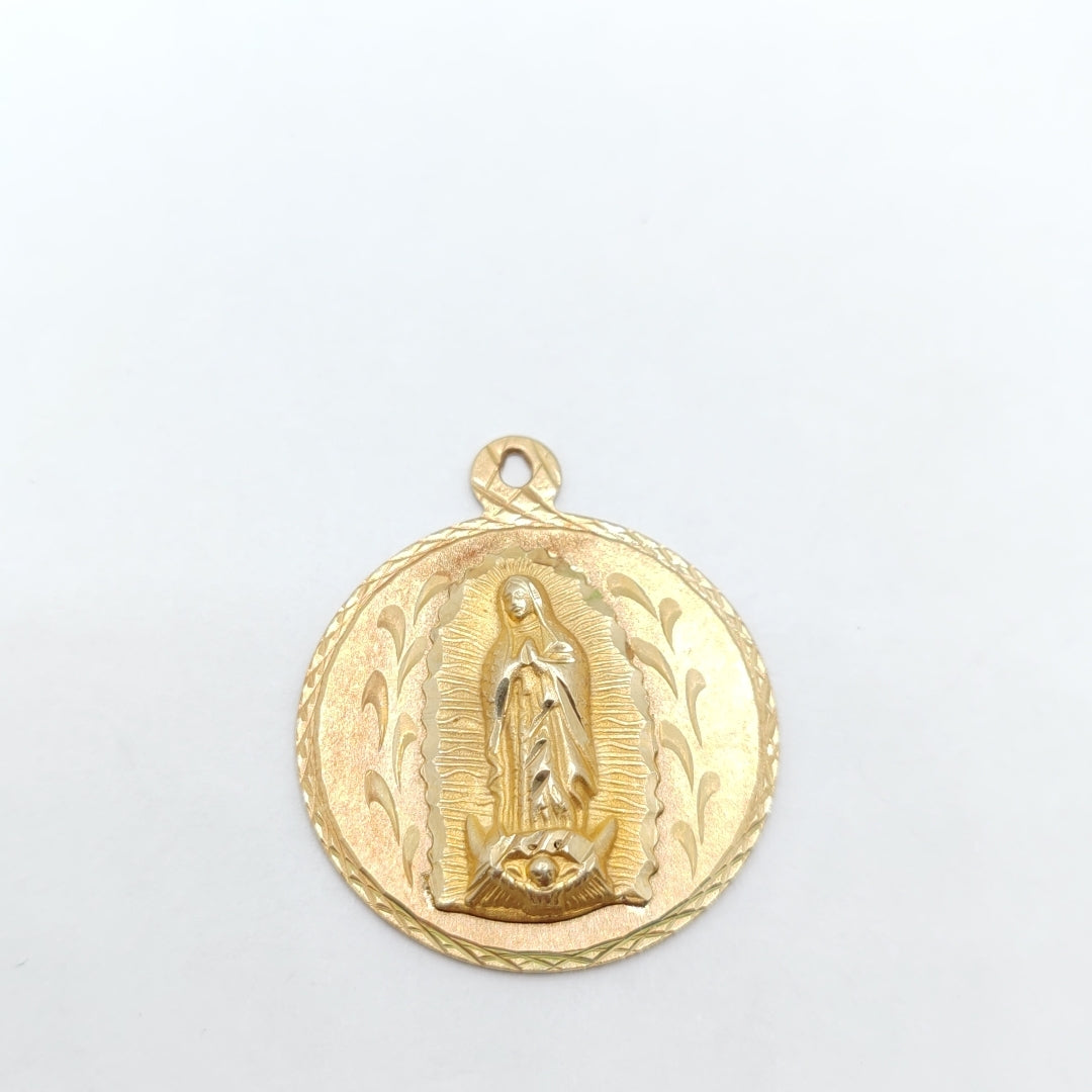 MEDALLA RELIGIOSA ORO 10 K 4.5 GRMS (SEMINUEVO)