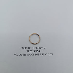 ANILLO ORO 8 K 1,60 GRMS (SEMINUEVO)