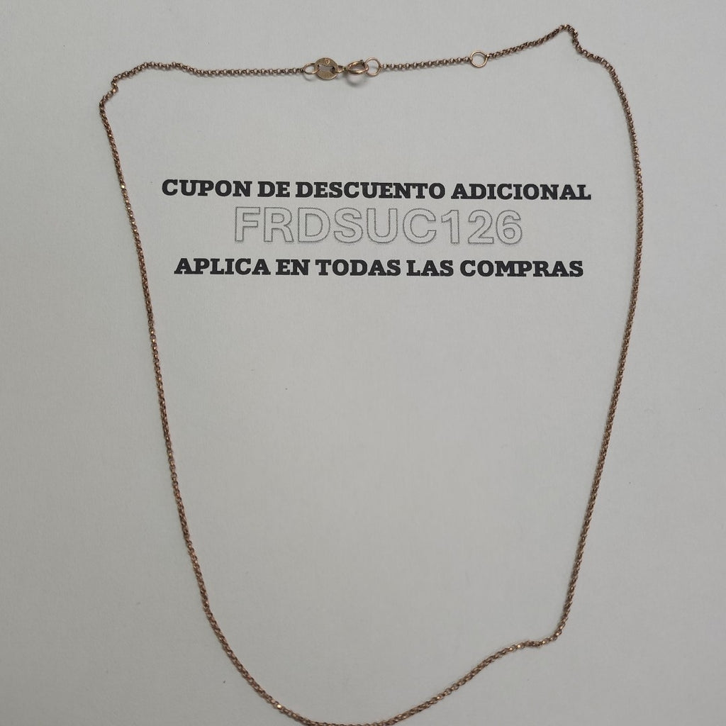 CADENA ORO 14 K 1,60 GRMS (SEMINUEVO)