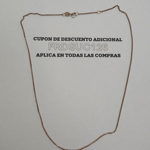 CADENA ORO 14 K 1,60 GRMS (SEMINUEVO)