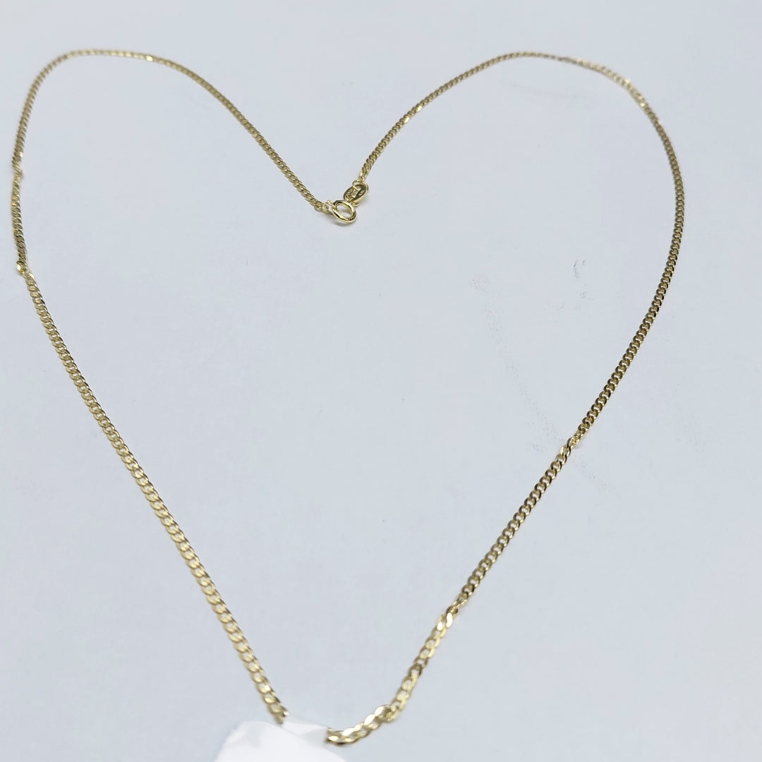 CADENAS BARBADA AMARILLA ORO 14K 1.9 (NUEVO)