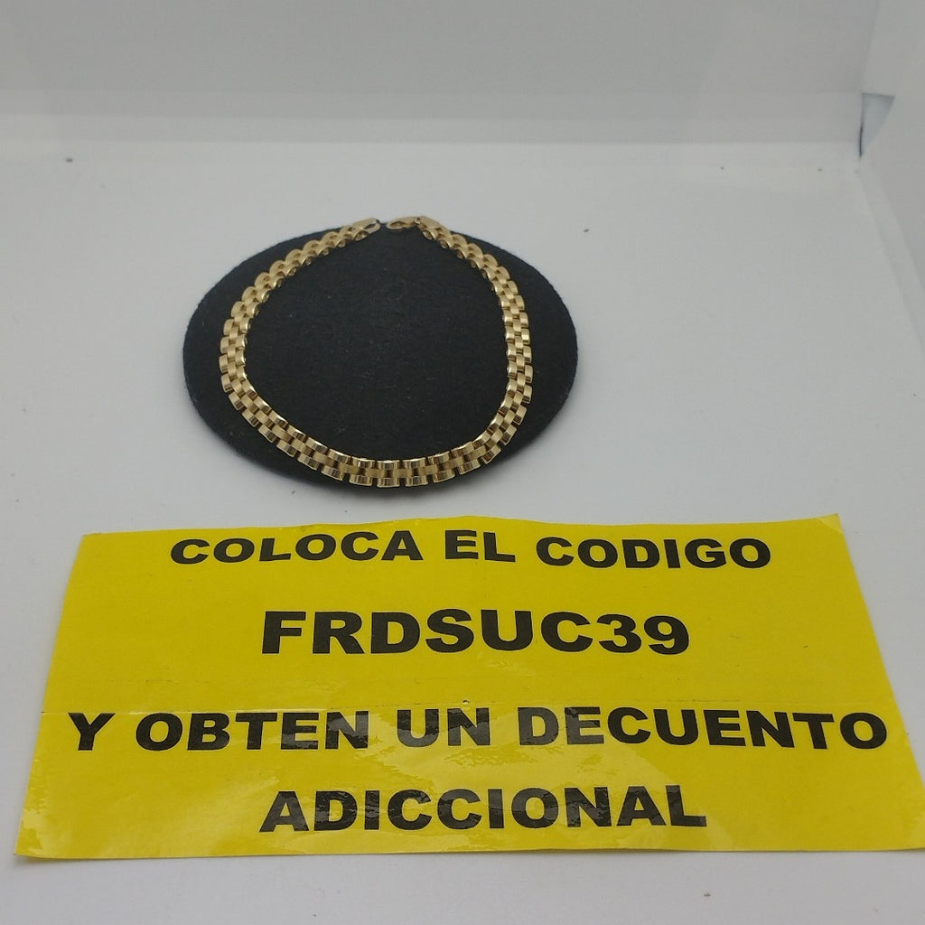 PULSERAS CABALLERO ORO 10K 8.9 (NUEVO)