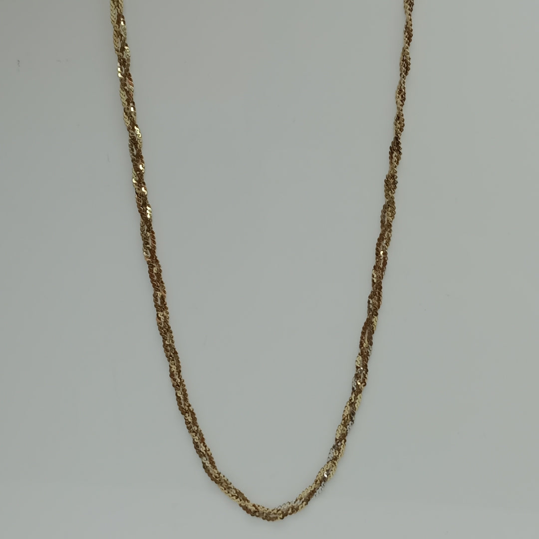 GARGANTILLA ORO 14 K 7,90 GRMS (SEMINUEVO)