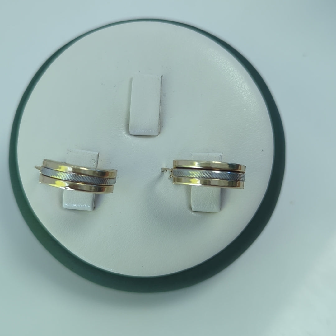 ARRACADAS PAR ORO 10 K 4.6 GRMS (SEMINUEVO)