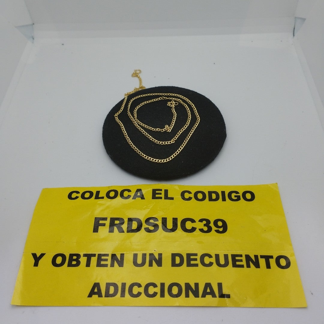 CADENAS BARBADA AMARILLA ORO 14K 1.9 (NUEVO)