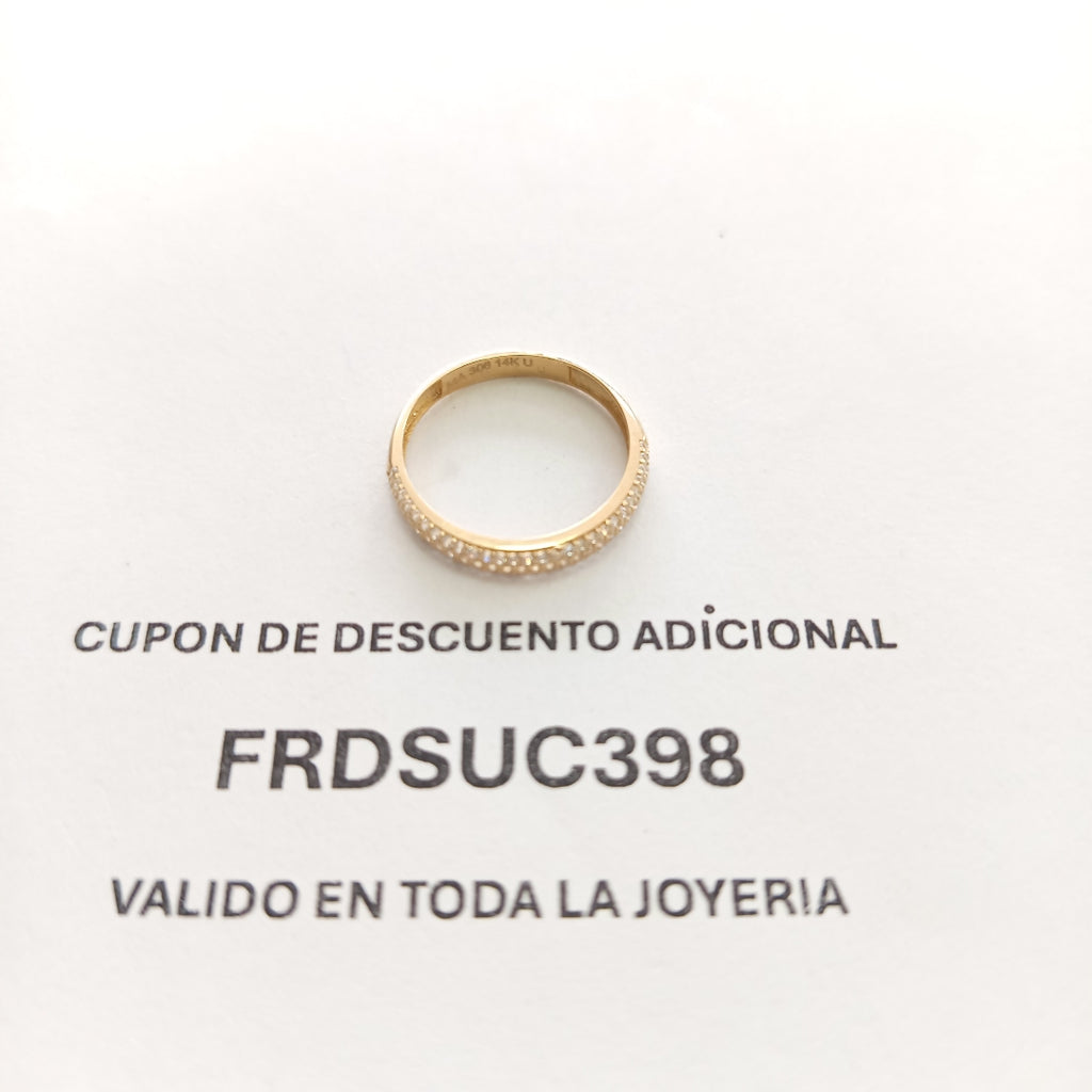 ANILLOS DAMA ORO 14K 1.5 (NUEVO)