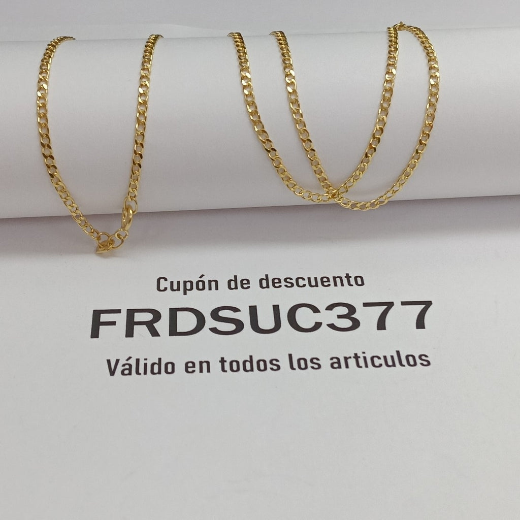 CADENAS BARBADA AMARILLA ORO 14K 2 (NUEVO)
