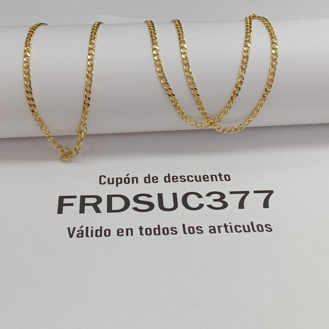 CADENAS BARBADA AMARILLA ORO 14K 2 (NUEVO)