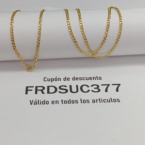 CADENAS BARBADA AMARILLA ORO 14K 2 (NUEVO)