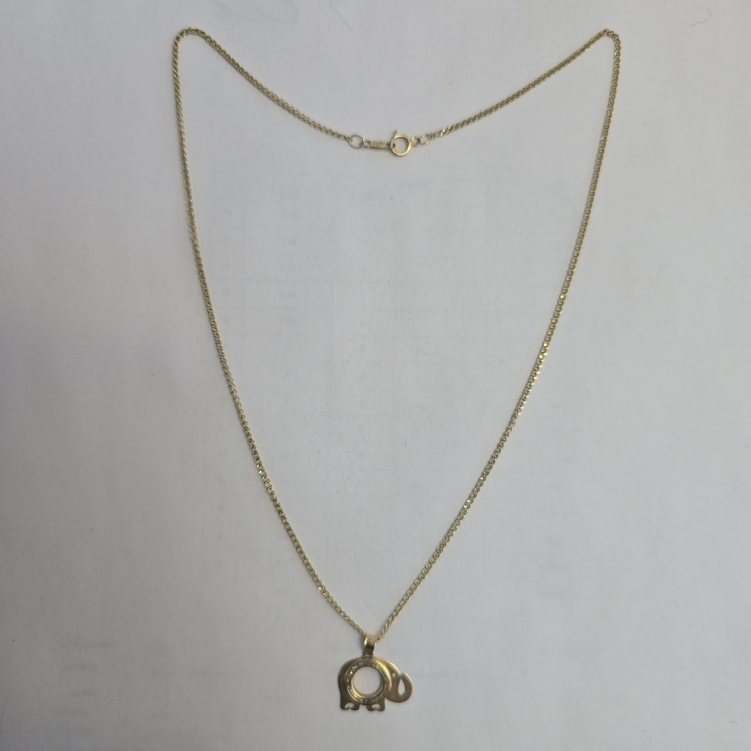 CADENA, DIJE ORO 10 K 2.2 GRMS (SEMINUEVO)