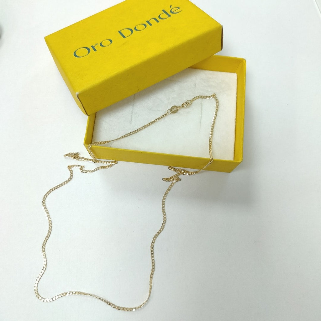 CADENAS BARBADA AMARILLA ORO 14K 2.1 (NUEVO)