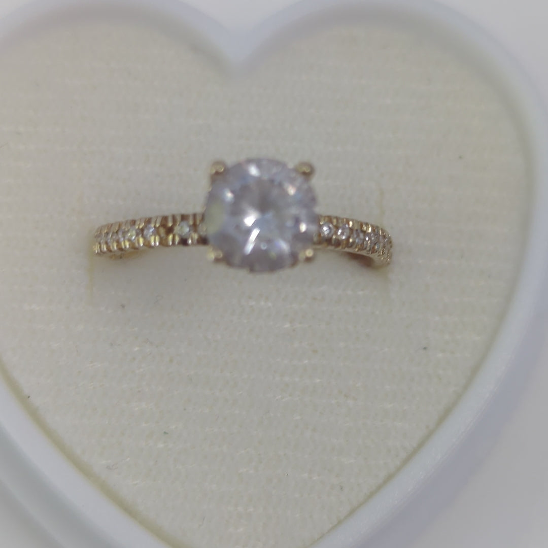 ANILLO ORO 10 K 1,30 GRMS (SEMINUEVO)