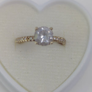 ANILLO ORO 10 K 1,30 GRMS (SEMINUEVO)