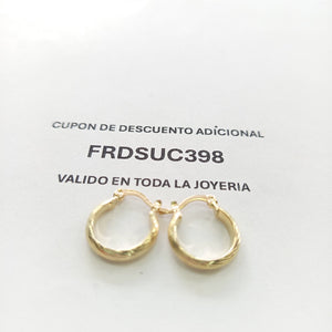ARETES ARRACADA ASTRIADA 14K 1.6 GR (NUEVO)
