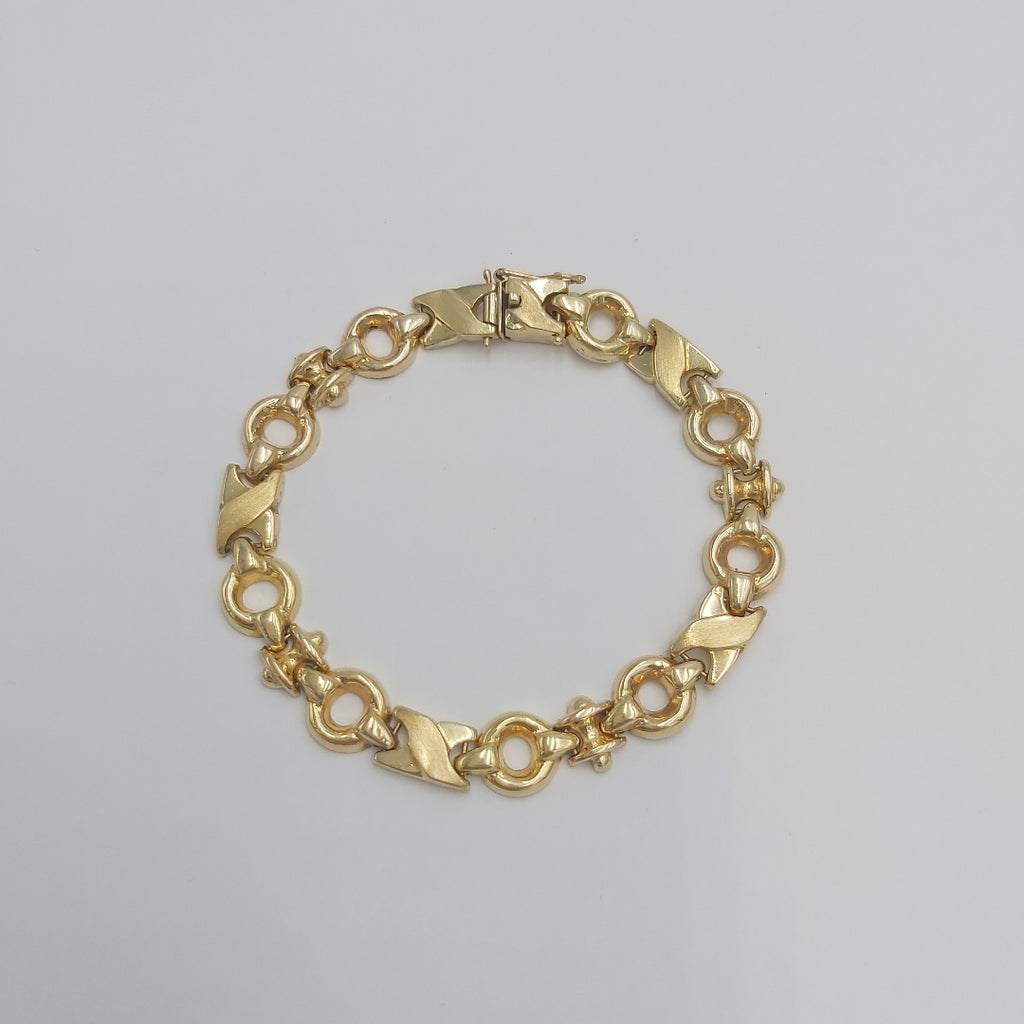 PULSERA RIGIDA ORO 14 K 26.1 GRMS (SEMINUEVO)