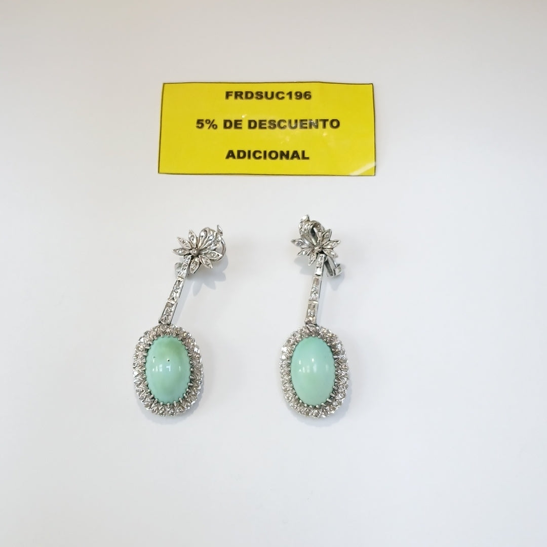 ARETES PAR ORO 10 K 20.8 GRMS (SEMINUEVO)