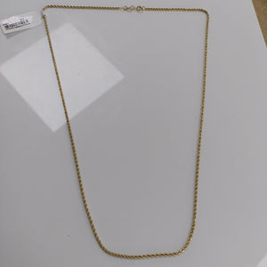 CADENA TORZAL 10K 55 CM 4.7 GR (NUEVO)