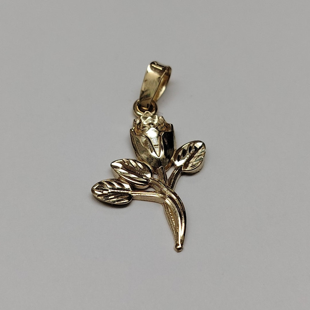 DIJE ROSA 10K 1.5 GR (NUEVO)