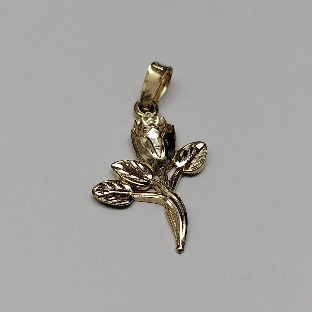 DIJE ROSA 10K 1.5 GR (NUEVO)