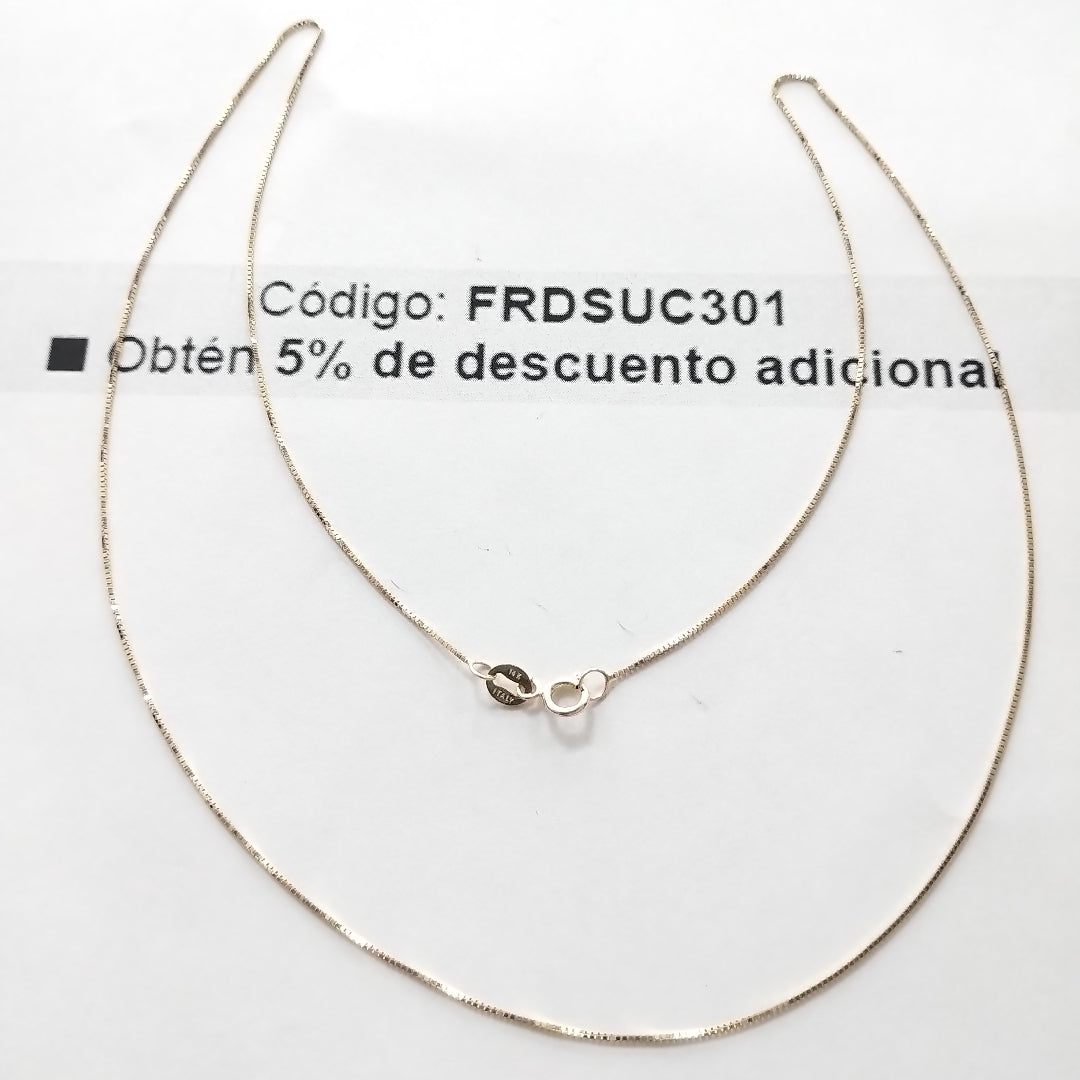 CADENAS ESPECIAL ORO 14K 1.1 (NUEVO)