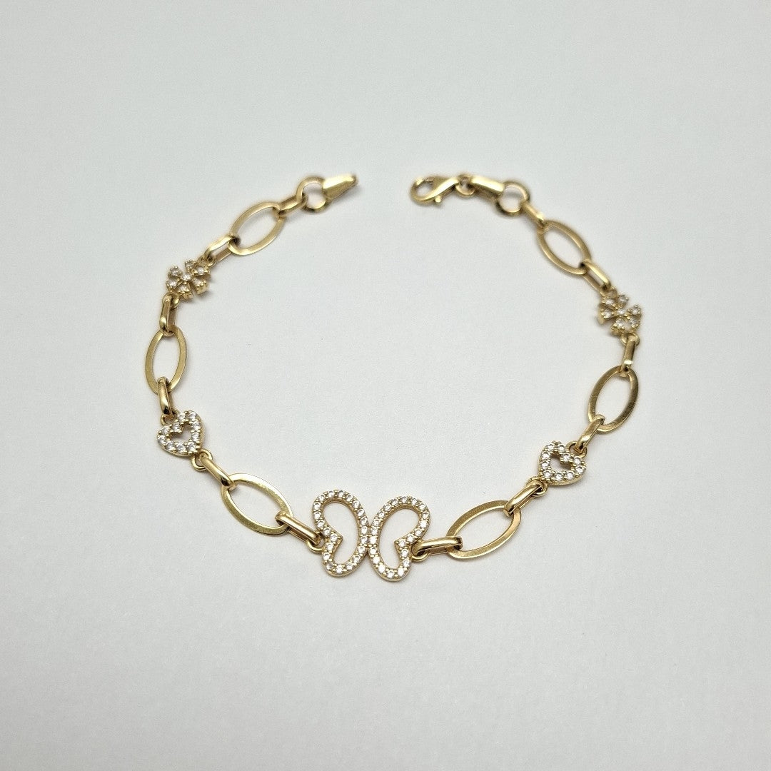 PULSERA ORO 14 K 4.5 GRMS (SEMINUEVO)