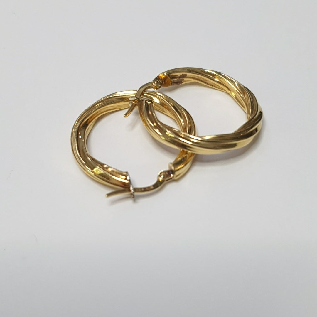 ARRACADAS PAR ORO 18 K 4,00 GRMS (SEMINUEVO)
