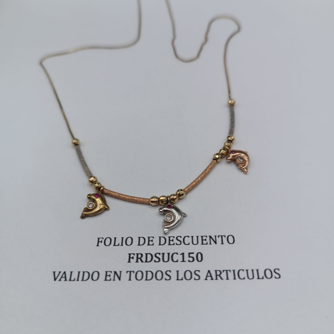 GARGANTILLA ORO 14 K 5.4 GRMS (SEMINUEVO)