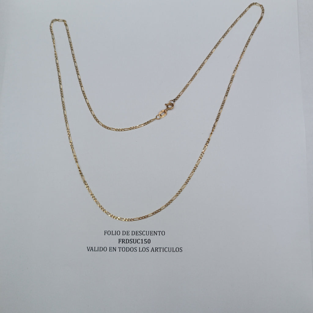 CADENA ORO 14 K 3.9 GRMS (SEMINUEVO)