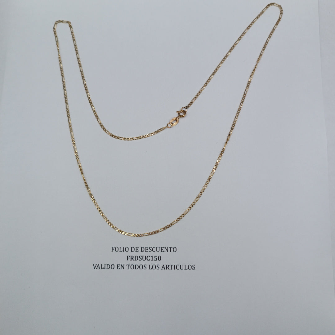 CADENA ORO 14 K 3.9 GRMS (SEMINUEVO)