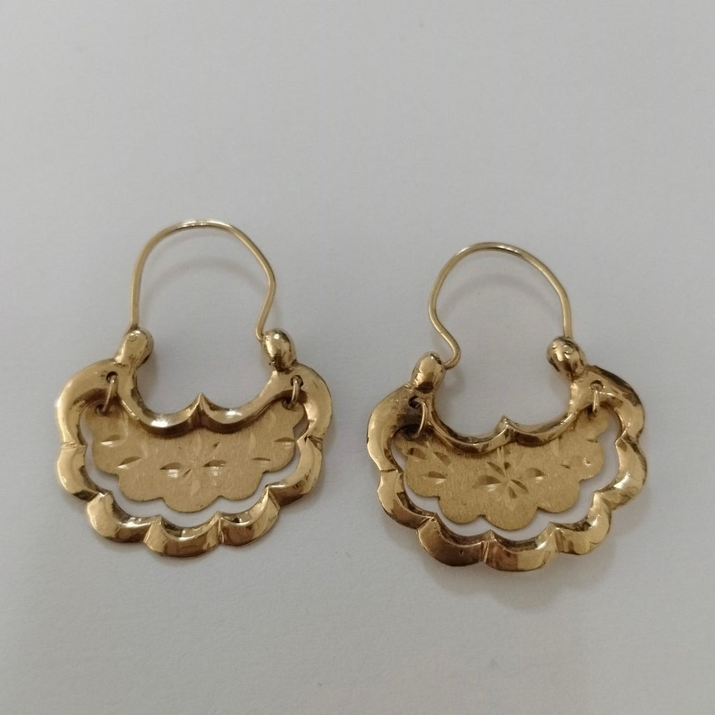 ARETES PAR ORO 14 K 6.4 GRMS (SEMINUEVO)