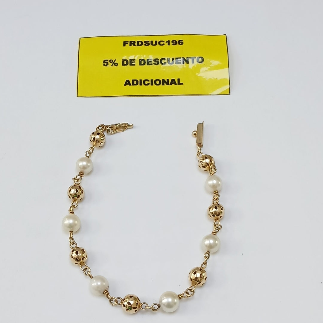 PULSERA ORO 14 K 7.9 GRMS (SEMINUEVO)