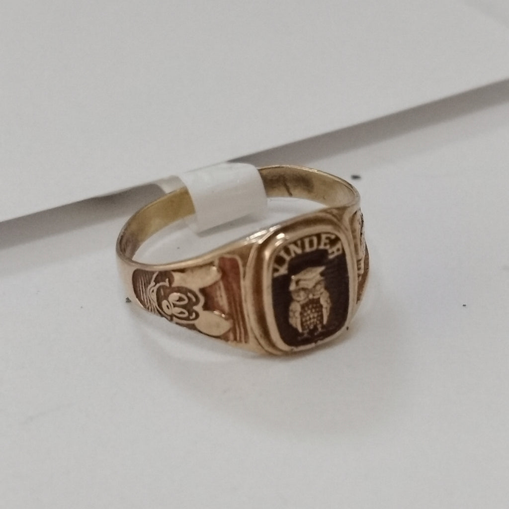 ANILLO DE GRADUACIÓN ORO 10 K 1.2 GRMS (SEMINUEVO)
