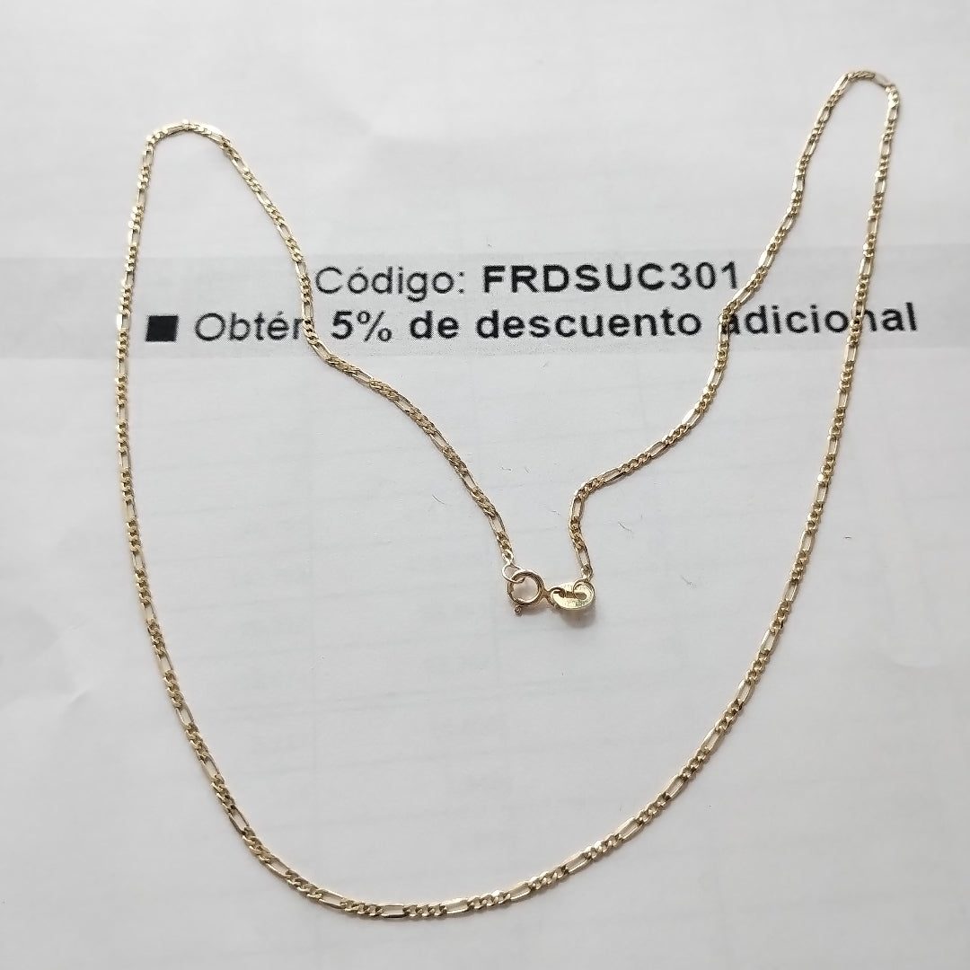 CADENAS CARTIER 3 1 AMARILLA ORO 14K 2 (NUEVO)