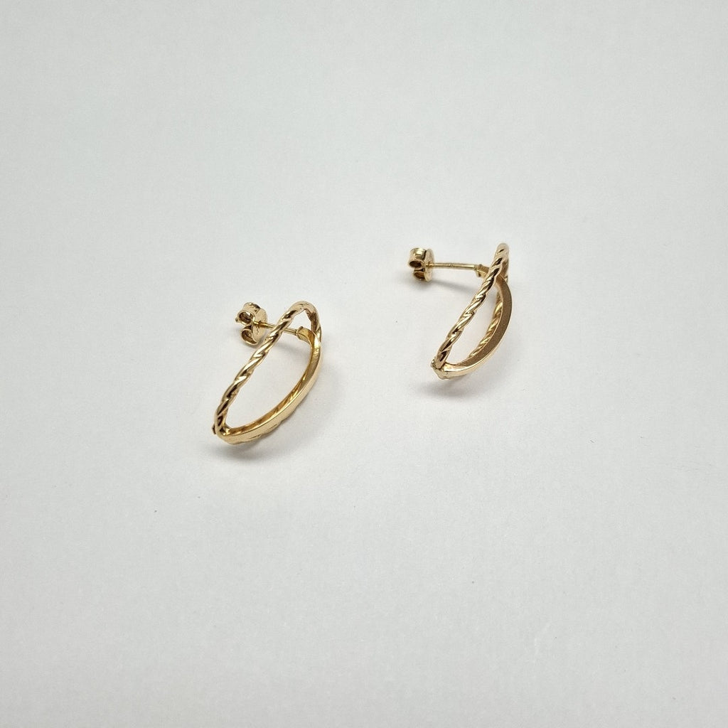 ARETES PAR ORO 14 K 2.2 GRMS (SEMINUEVO)