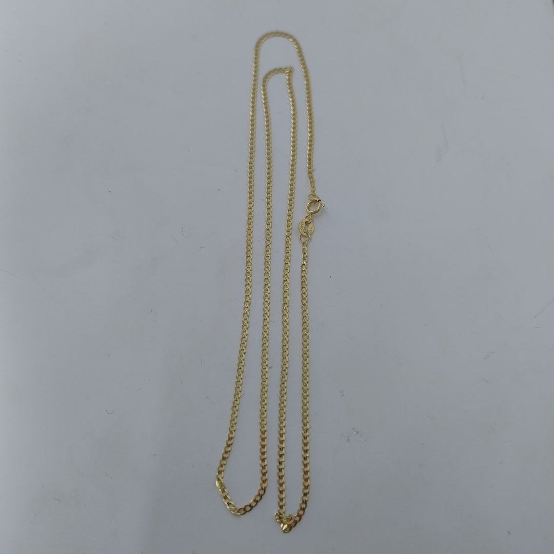 CADENAS BARBADA AMARILLA ORO 14K 2.1 (NUEVO)