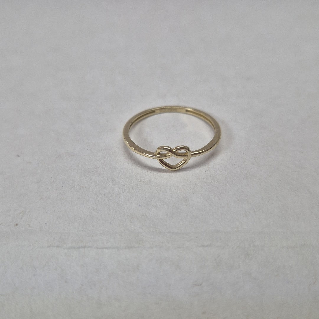 ANILLOS ANILLITO FIG CORAZON 10K TALLA 7 0.8 GR (NUEVO)
