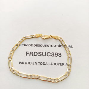 PULSERA 3X1 14K 18 CM 3.9 GR (NUEVO)