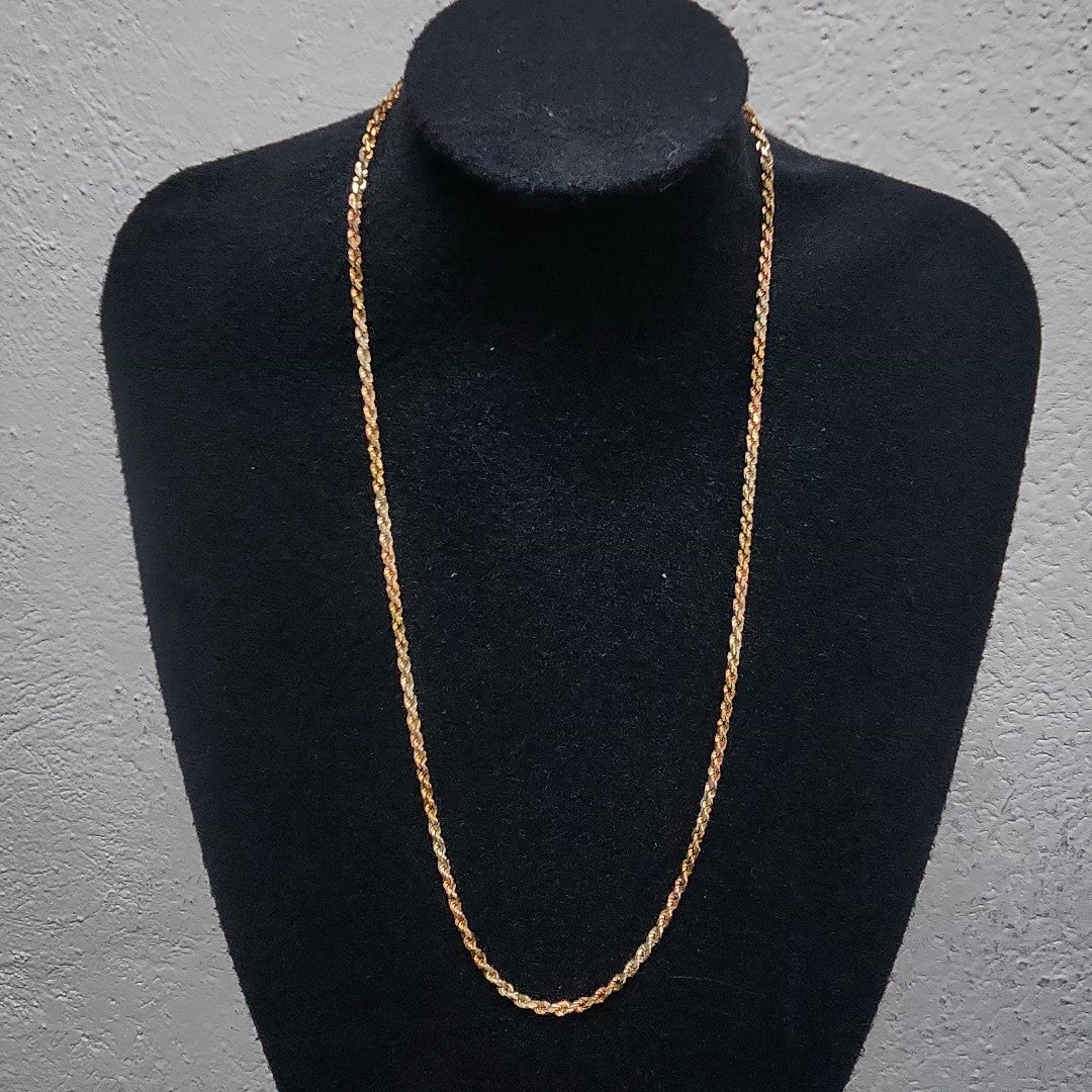 CADENA ORO COMBINADO 14 K 19.5 GRMS (SEMINUEVO)