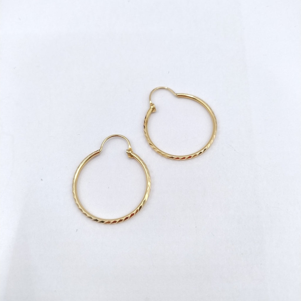 ARRACADAS PAR ORO 10 K 1.9 GRMS (SEMINUEVO)