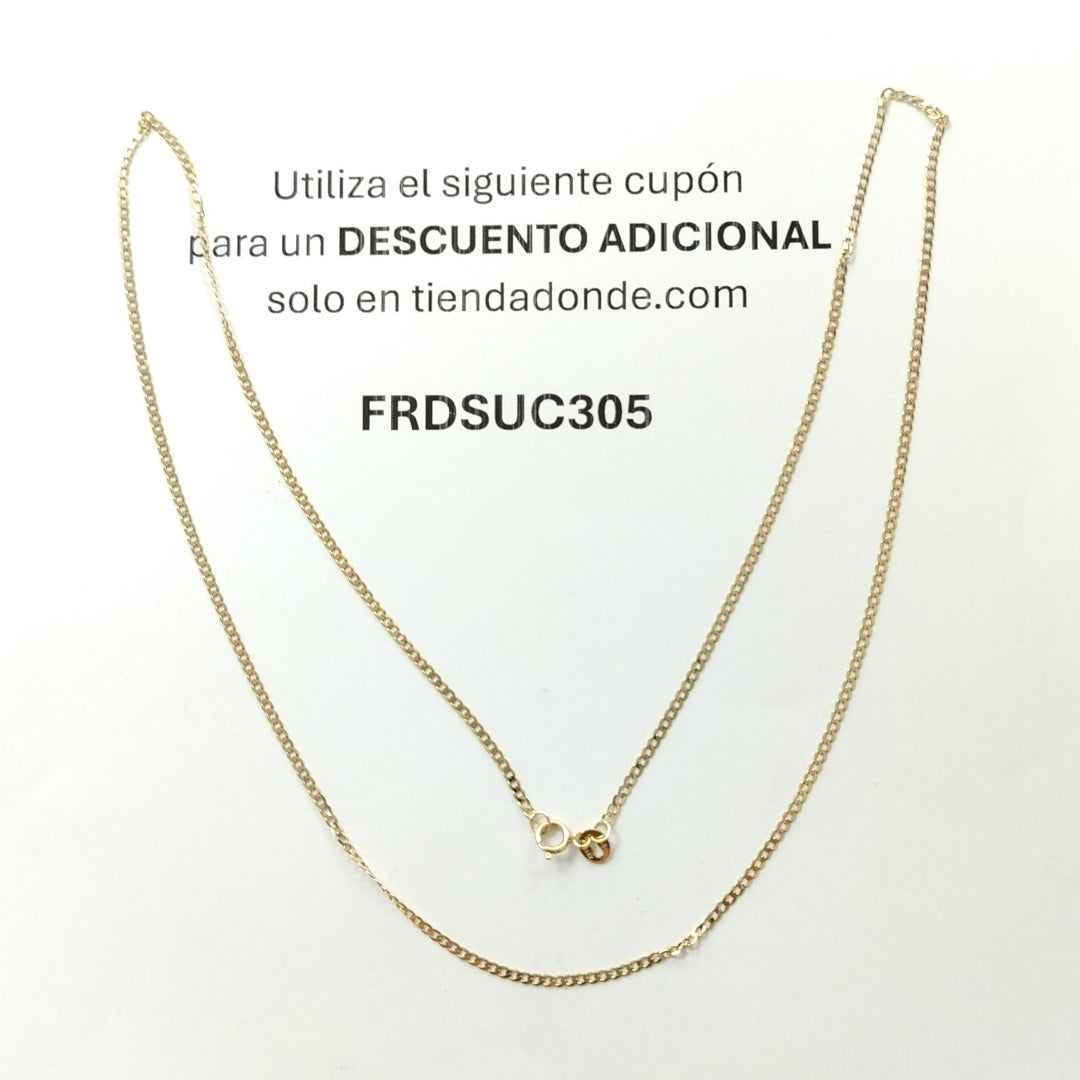 CADENAS BARBADA AMARILLA ORO 14K 2 (NUEVO)