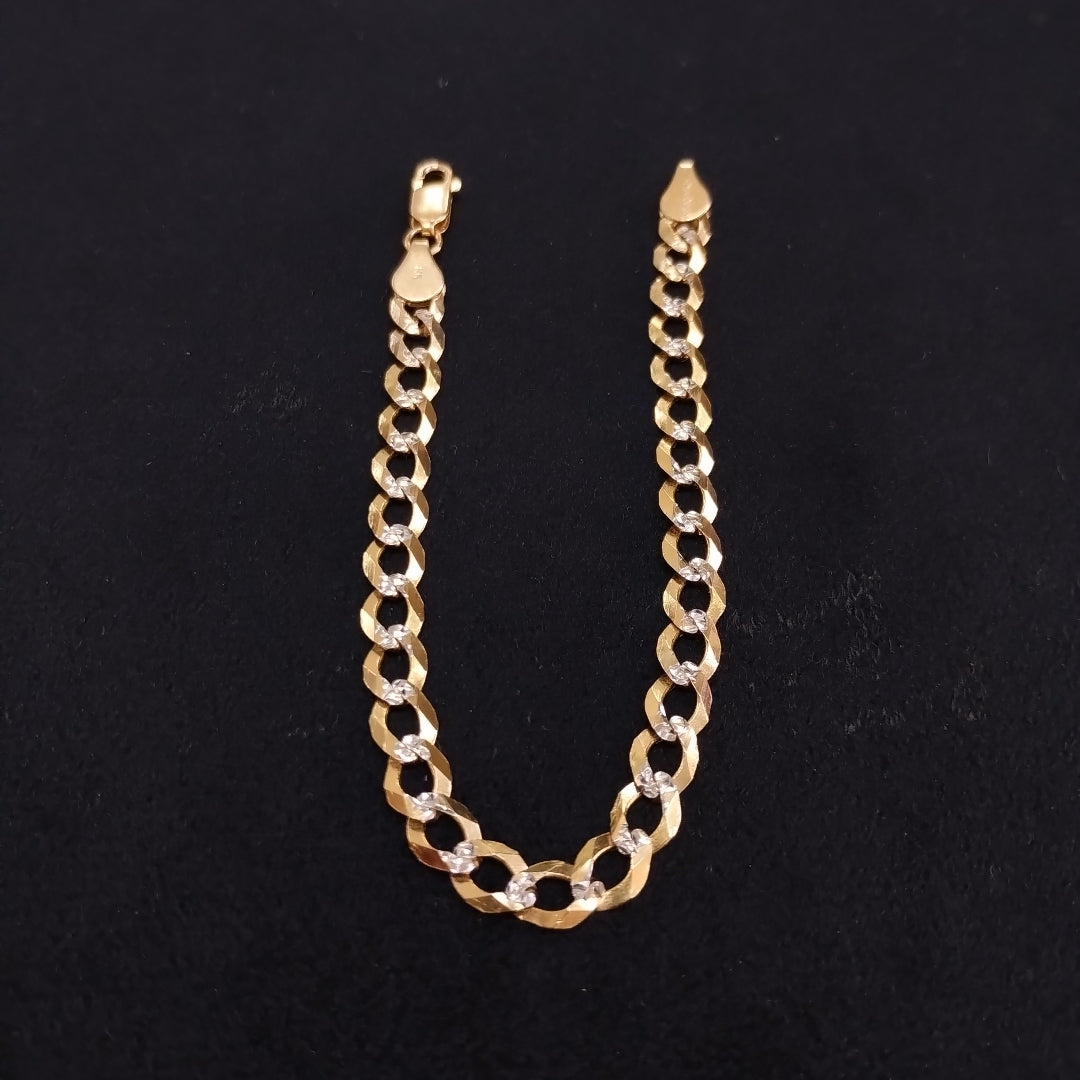 PULSERA BARBADA 14K 21 CM 5.6 GR (NUEVO)
