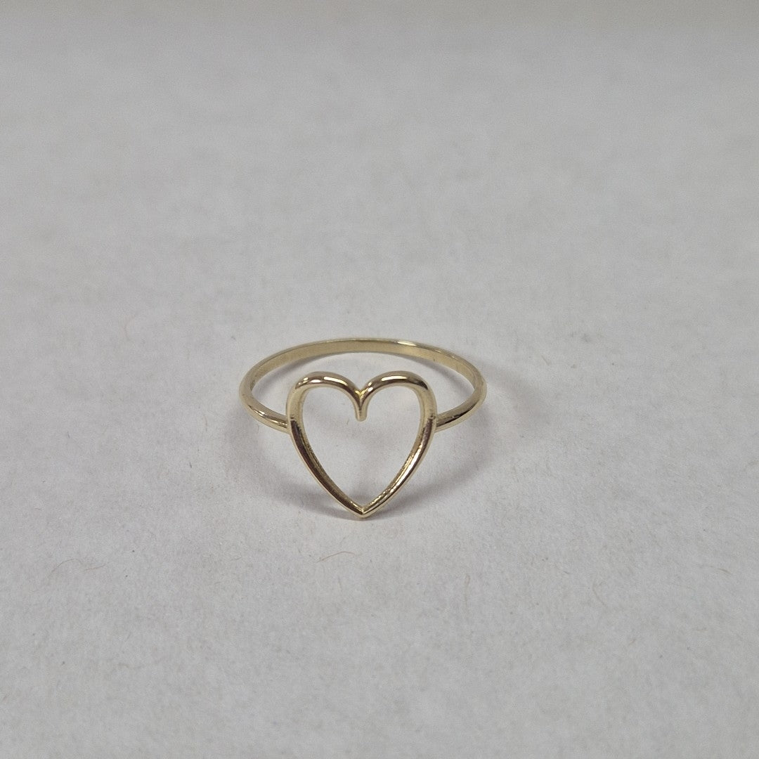 ANILLOS ANILLITO FIG CORAZON 10K TALLA 7 0.8 GR (NUEVO)