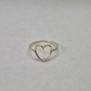 ANILLOS ANILLITO FIG CORAZON 10K TALLA 7 0.8 GR (NUEVO)