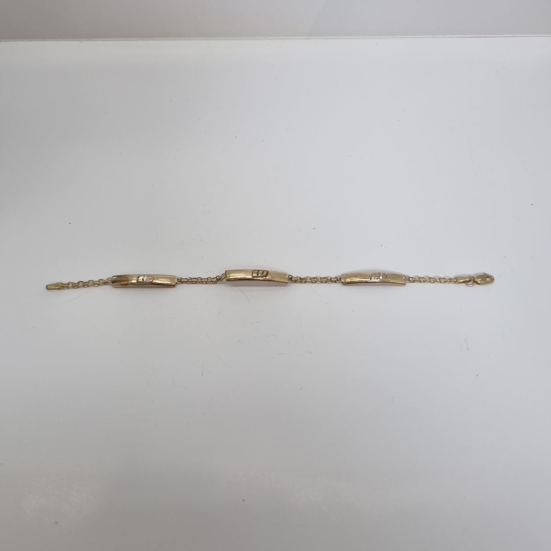 PULSERA ORO 10 K 3.3 GRMS (SEMINUEVO)