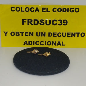 ARETES PAR ORO 10 K 0.9 GRMS (SEMINUEVO)